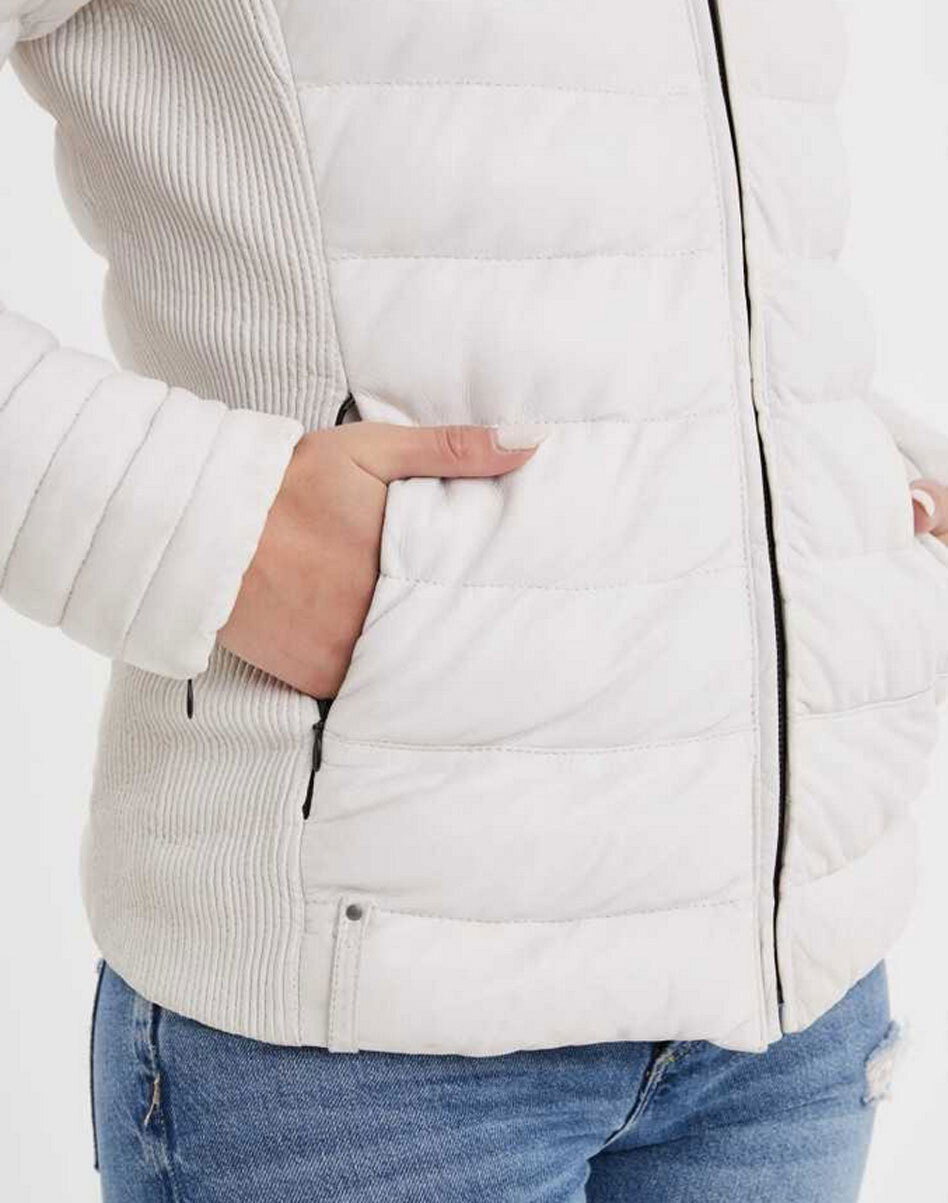 Vêtement en cuir Vestes cuir blanc