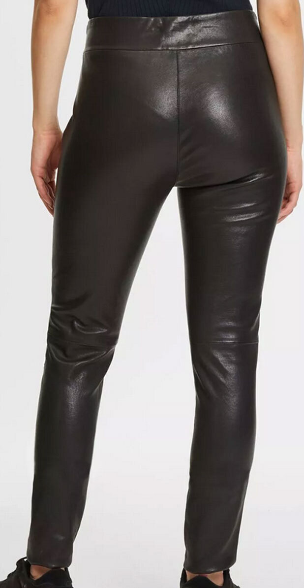 Vêtement en cuir Pantalon cuir noir