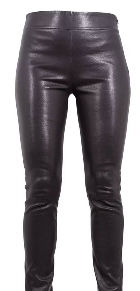 Vêtement en cuir Pantalon cuir noir