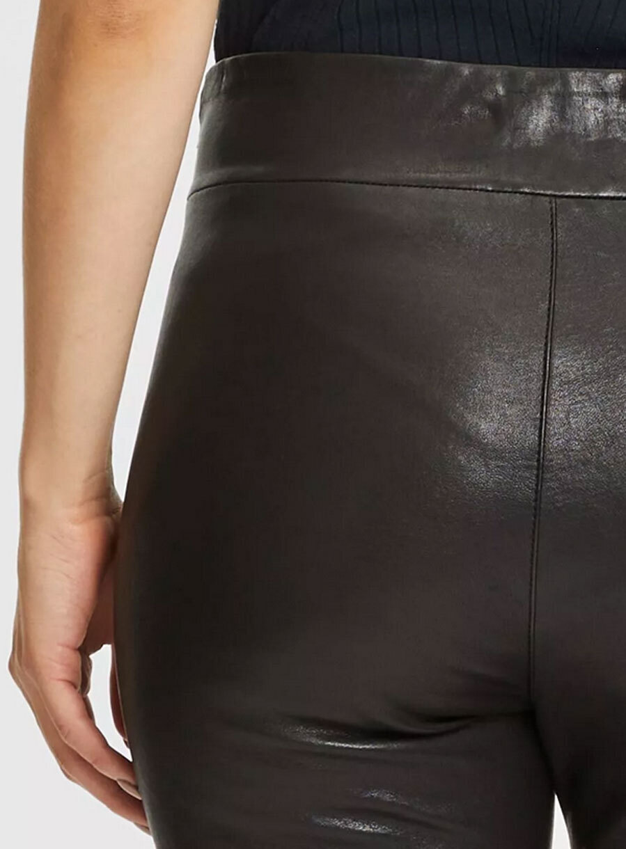 Vêtement en cuir Pantalon cuir noir