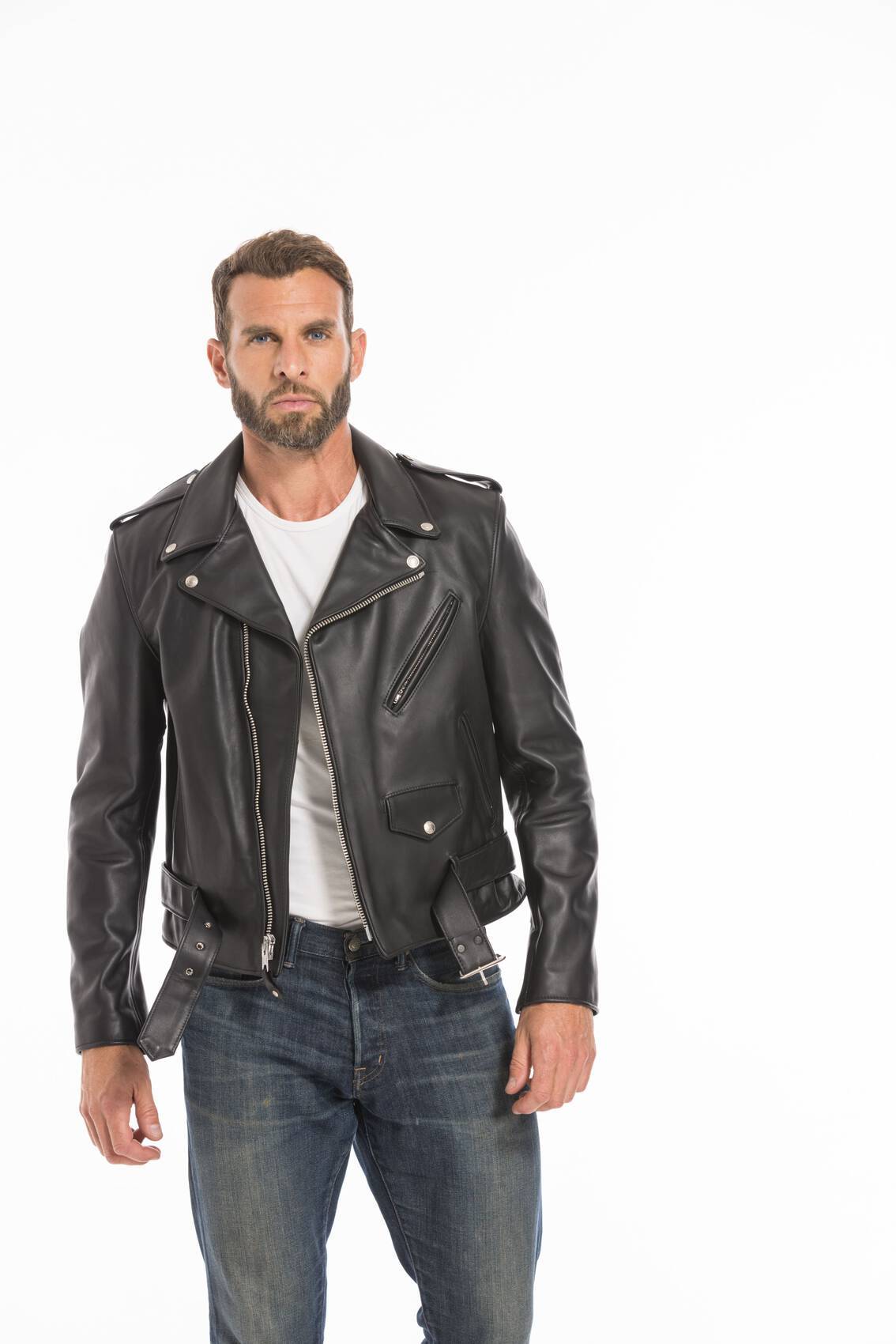 Perfecto homme online marron