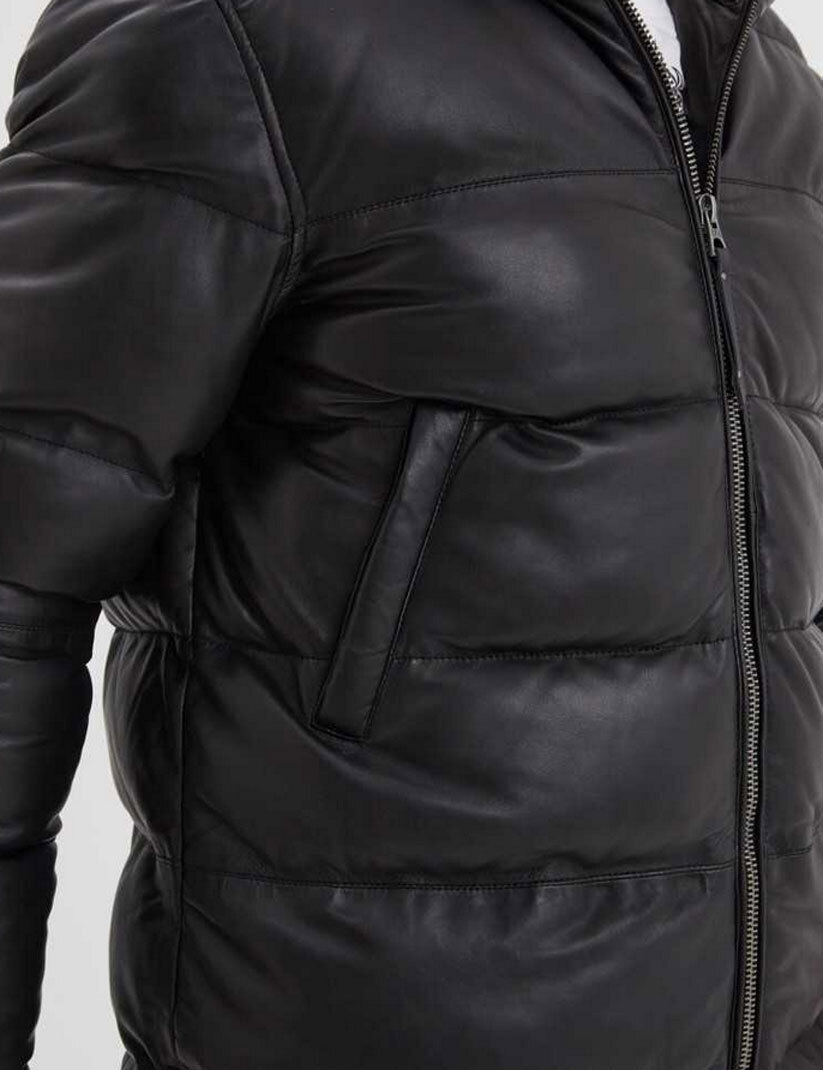 Vêtement en cuir Vestes & Trois Quart cuir noir