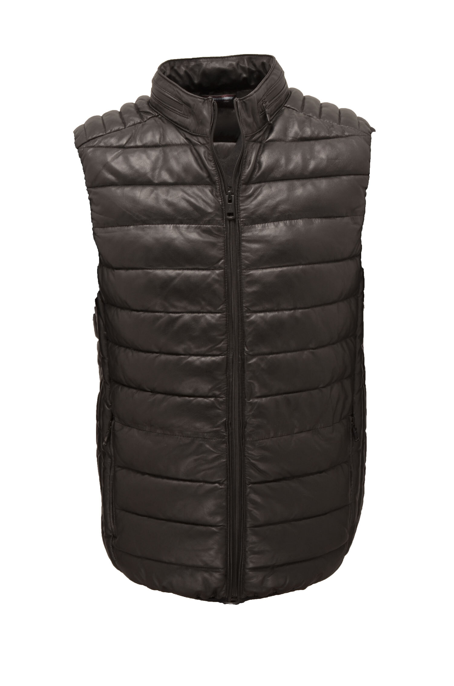 Vêtement en cuir Gilets Cuir  noir