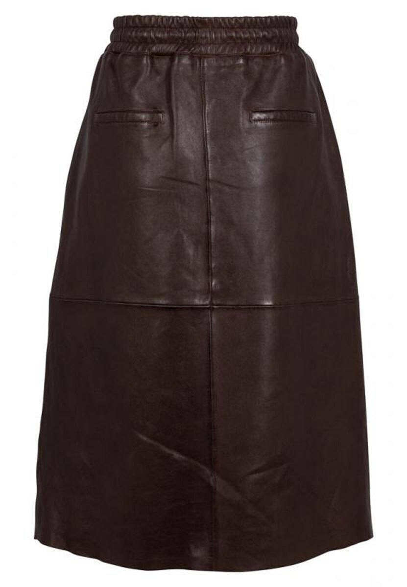 Vêtement en cuir Robes & jupes cuir marron