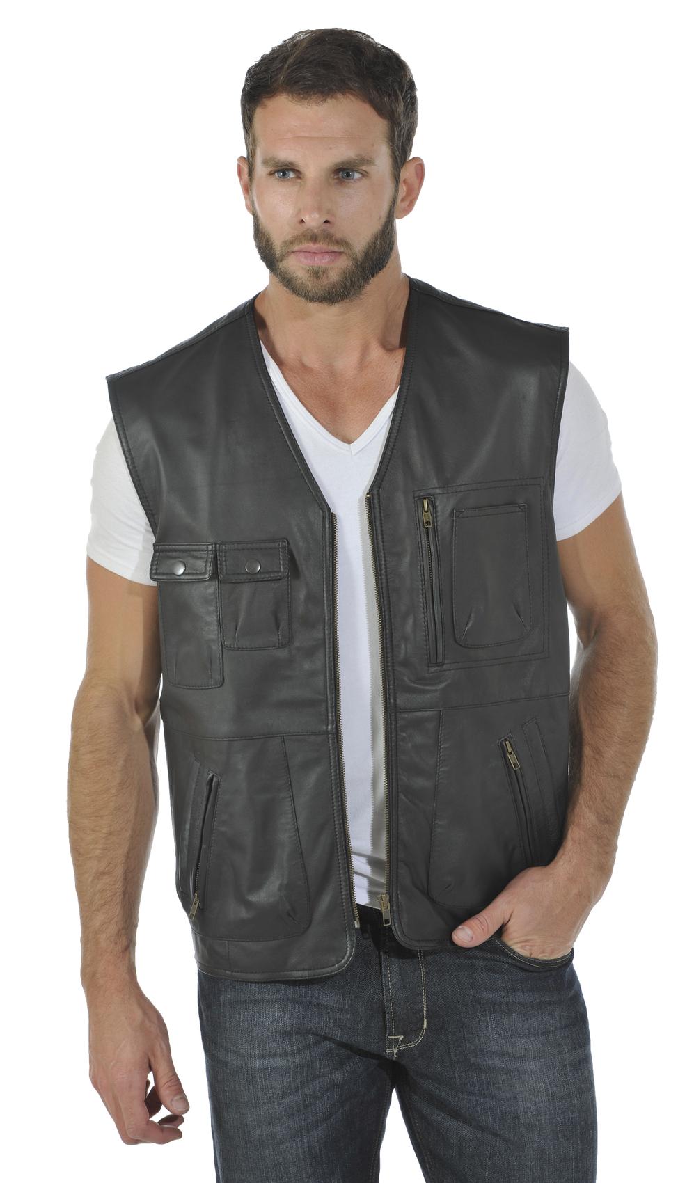 gilet multipoche homme