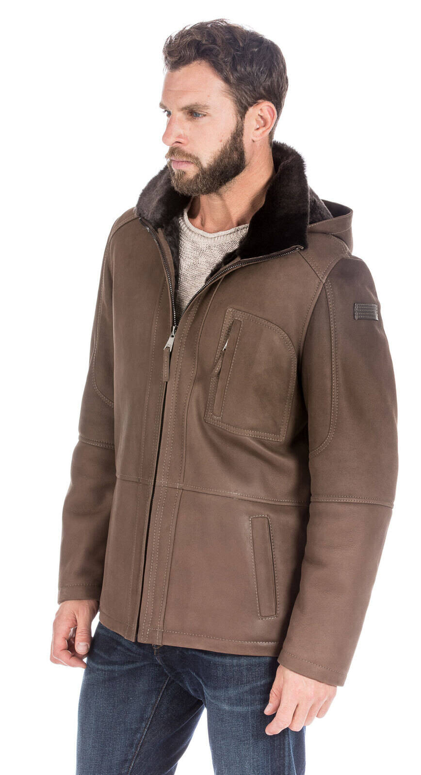 Manteau mouton homme hot sale