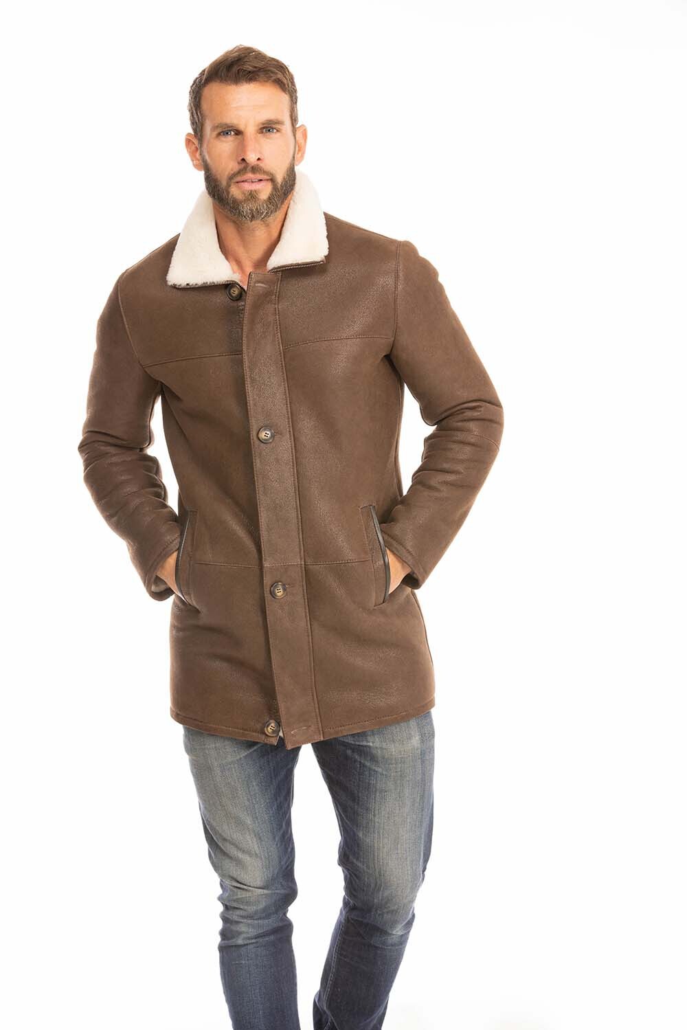 Manteau trois quart homme hot sale