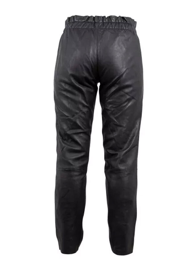 Vêtement en cuir Pantalon cuir noir