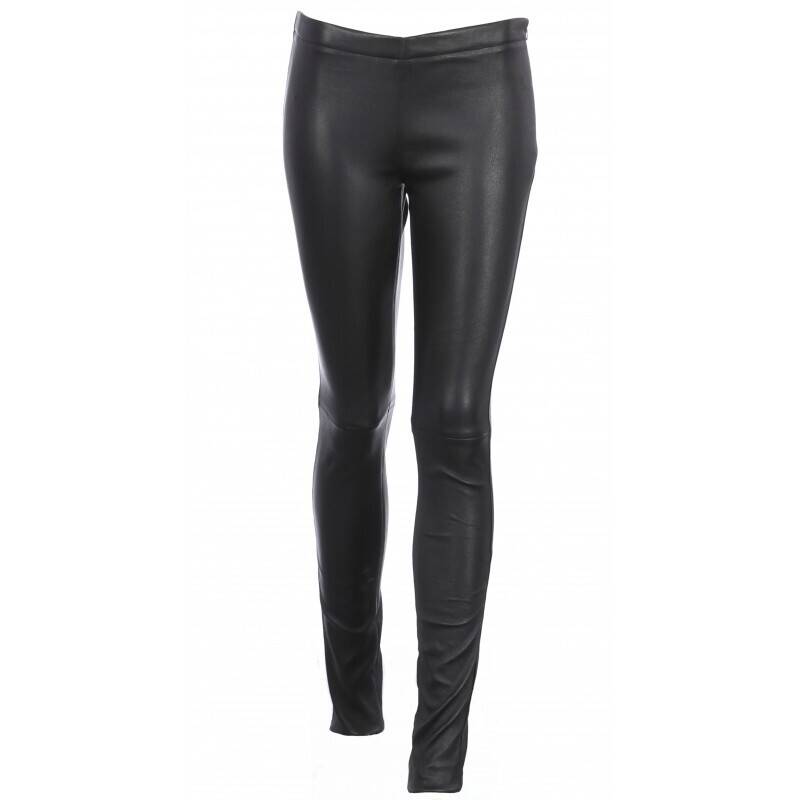 Vêtement en cuir Pantalon cuir noir