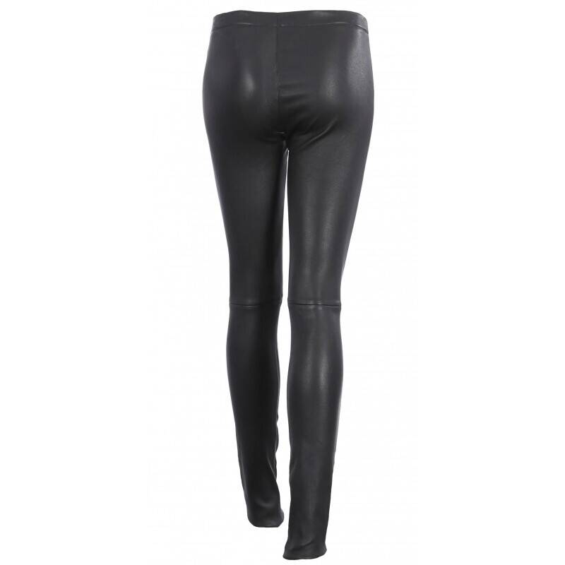 Vêtement en cuir Pantalon cuir noir