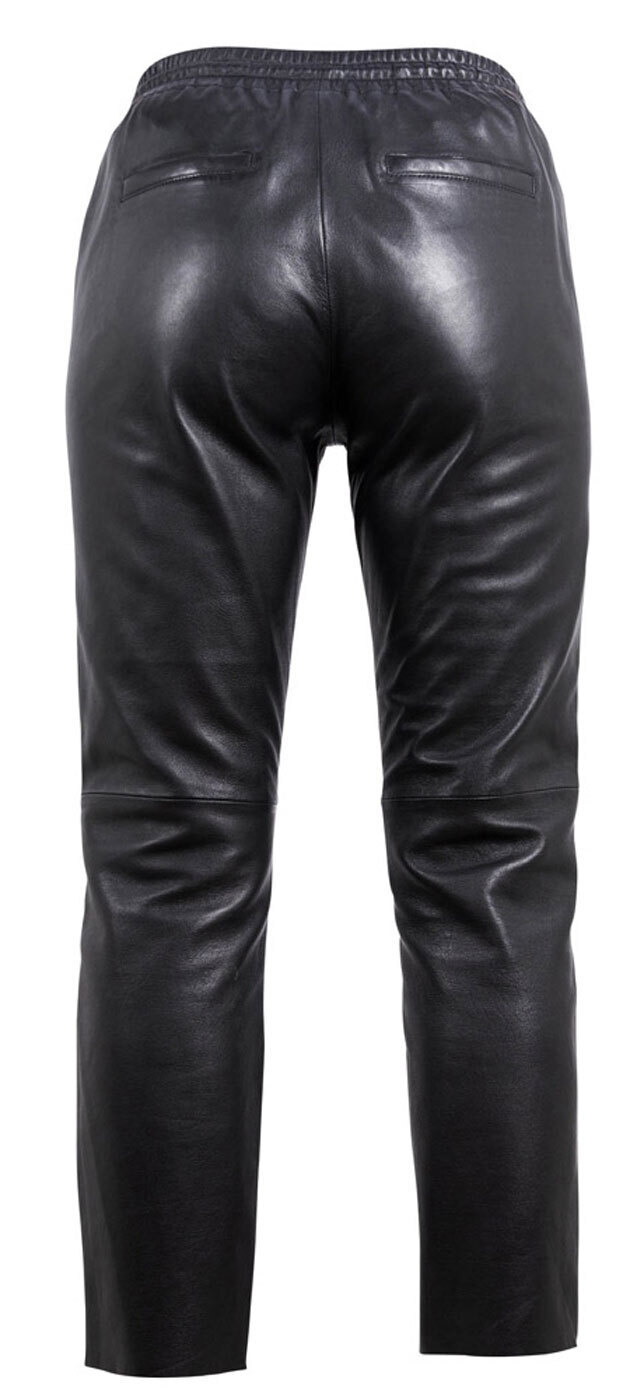 Vêtement en cuir Pantalon cuir noir